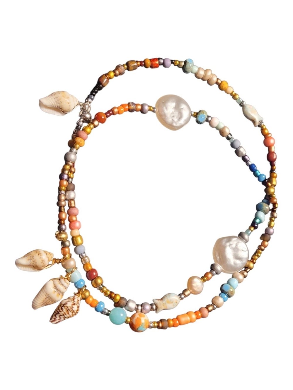 Mixed-Media Anklets